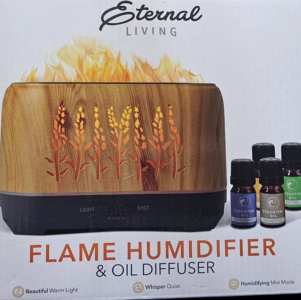 Flame Humidifer and Oil Diffuser